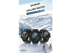 Reloj Inteligente Lokmat Attack Pro, Monitor De Salud, Ip68, Bluetooth, Batería De Larga Duración, Compatible Con Android E Ios.