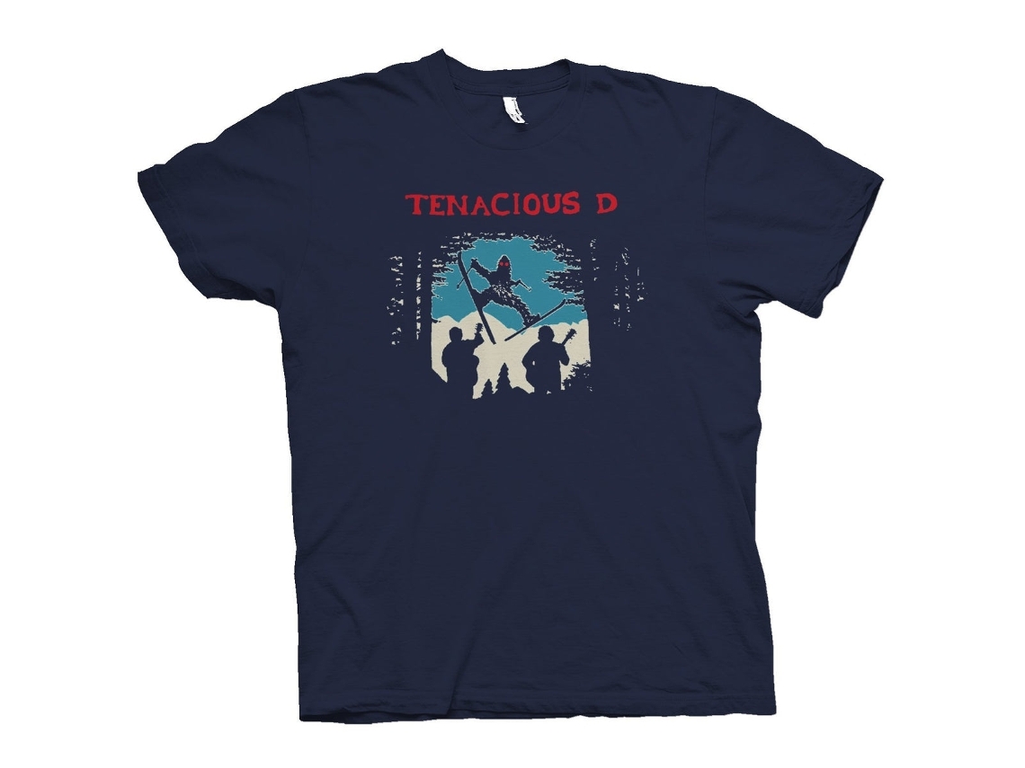 Tenacious D Skiing Sasquatch T-shirt Rockinstone Unisex Adults Best Sellers Size:s