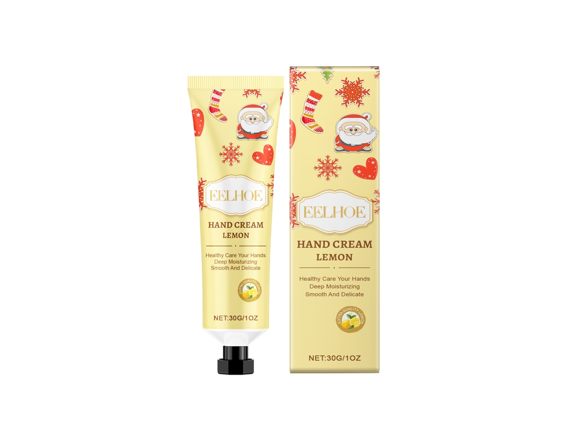 Crema hidratante de manos con limón para piel seca