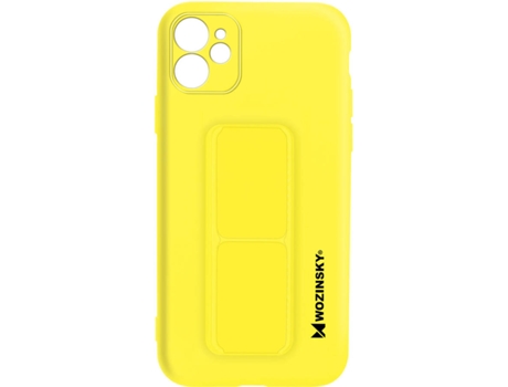 Funda Apple iPhone 11 WOZINSKY con Soporte Magnético Plegable (Amarillo)
