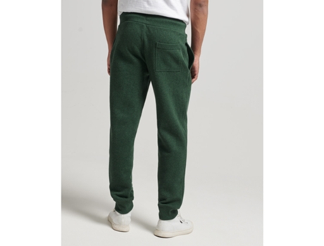 Pantalones de Chándal SUPERDRY (Hombre - Verde - L)