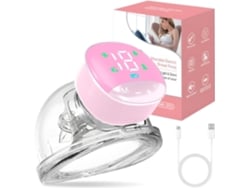 Bomba Tira-leite Rosa Unilateral – Led, 4 Modos, 12 Níveis Sucção, 24 Mm, Silenciosa