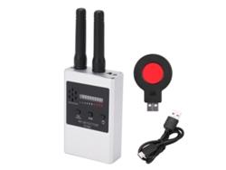 Detector De Cámaras Anti Posicionamiento Con Múltiples Modos De Detección Portátil Sensible Gps Para Hotel Plata