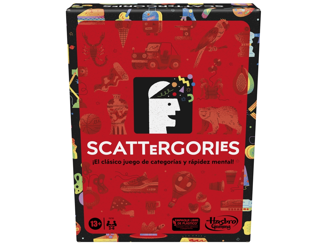 Juego Colectivo HASBRO GAMING Scattergories (Edad Mínima Recomendada: 13 años - Versión en Español)