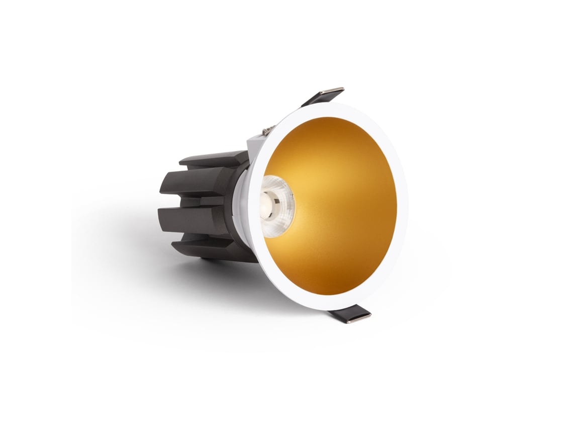 Foco Downlight Led 9w/12w Cónico Corte Areni Ø 85 Mm 2700k Blanco Cálido Dorado 12 W Ledkia