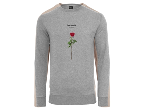 Camiseta de Hombre MISTER TEE Cuello Redondo Lost Youth Gris (XL)