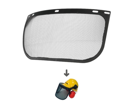 Recambio protector facial para casco con visera, protector facial de rejilla y protector auditivo maurer modelo 99790