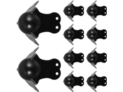 Protectores De Esquina Triangulares De Metal (10 Unidades) Para Esquinas De Muebles