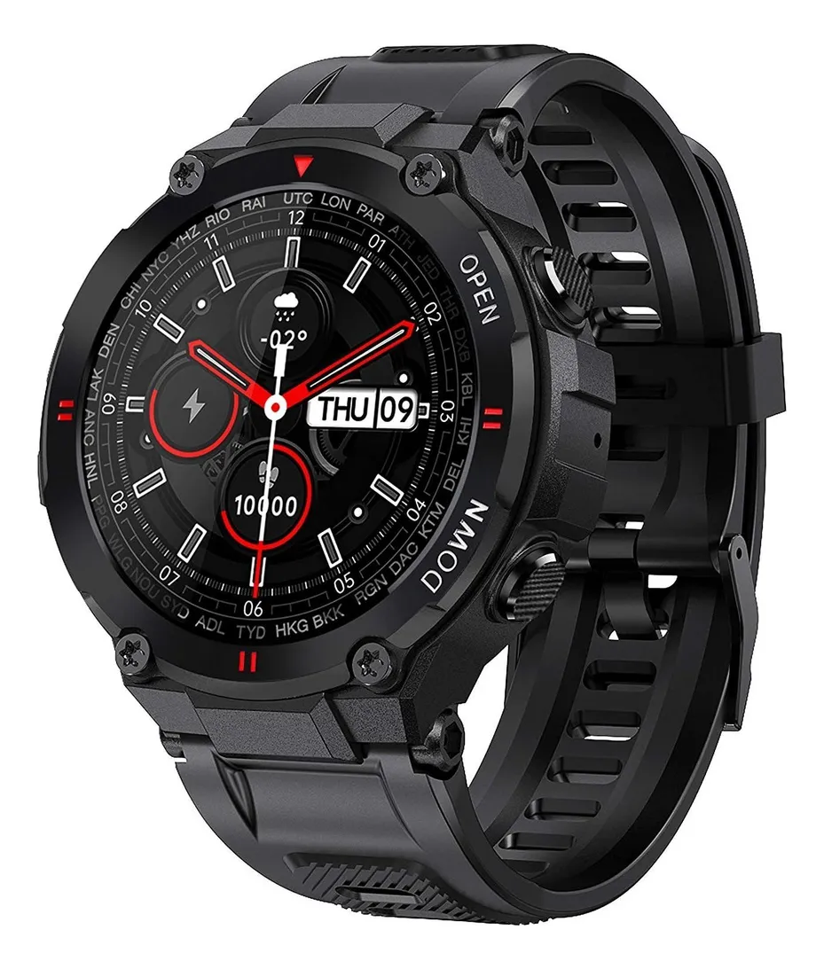 Reloj inteligente táctico para iPhone y Android.vayotoy