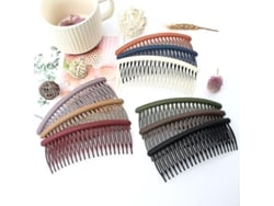 Peineta Grande De Plástico Para Mujeres, Damas Y Niñas, Accesorios Para El Cabello (d-v2) 2-18
