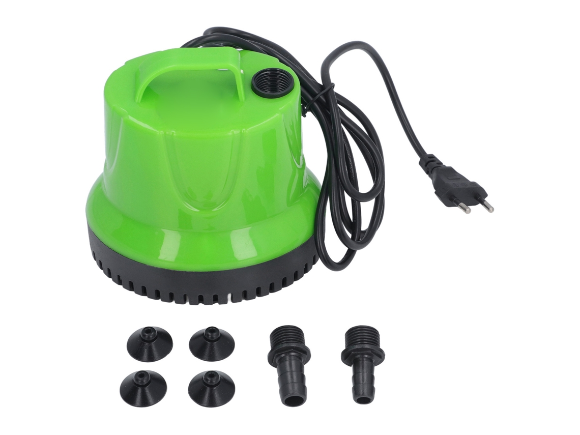 Bomba sumergible de 25 W, 1200 l/h, boquilla de 16/19'', succión inferior, para tanque, acuario, fuente, enchufe europeo 220-240 V.