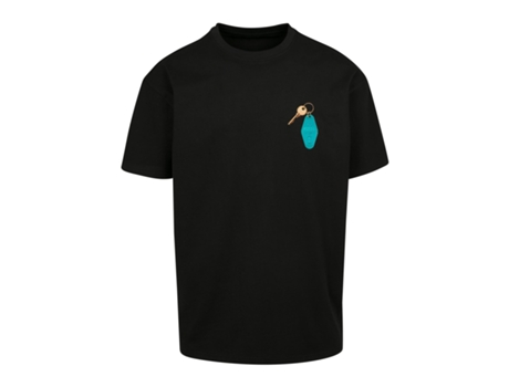 Camiseta MISTER TEE Oversize Tallas Grandes California Negro (2XL)