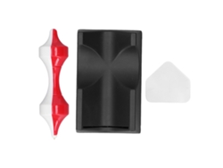 Bjww-Gyroscope Juguete flotante de levitación magnética para niños Decoración educativa Antigravedad Rojo Blanco
