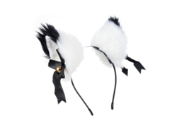Tiara Con Orejas De Zorro Peludas Y Adorables, Accesorio Para El Cabello Con Clip Y Cinta Para Mujeres Y Niñas.