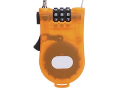 Mini candado de seguridad con cordón y contraseña impermeable para motocicletas, armarios y cajas de herramientas Jeiibrzui