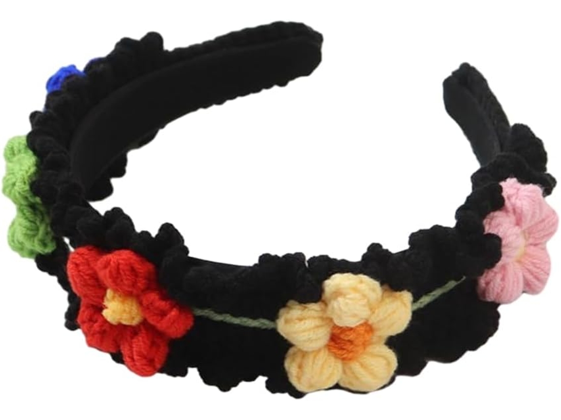 Diadema Elegante Para Fotomatones - Diadema Floral De Estilo Bohemio Para Festivales De Música