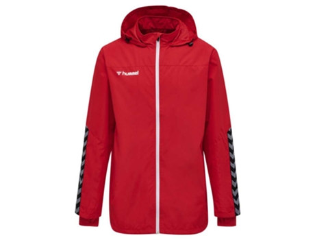 Abrigo para Hombre HUMMEL Authentic All Weather Rojo para Fútbol (XL)