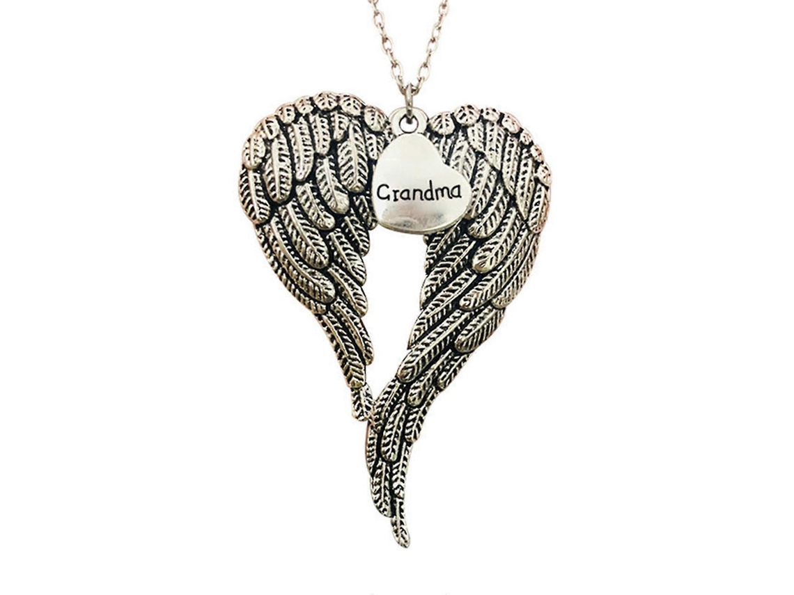 Colgante navideño en forma de corazón con el brazo de un ángel para mamá, papá y familia. Regalo de Navidad. Hengjian.