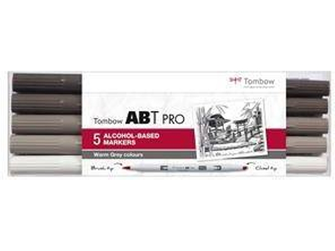 Marcador TOMBOW ABT PRO Gris (5 unid.)