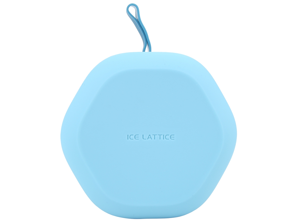 Mini Molde De Silicona Para Hielo Para Uso Doméstico Con Tapa Azul Claro, Bandeja Para Hielo De Cocina Diy