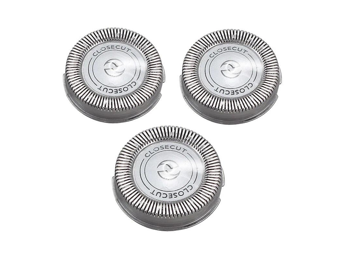 Juego de 3 cuchillas de repuesto para afeitadoras Philips Norelco HQ4, HQ58, HQ56 y HQ80~27535
