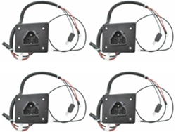 4x Pour/rxv Cargador Premio 48v Chariot De Golf Avec -q 602529
