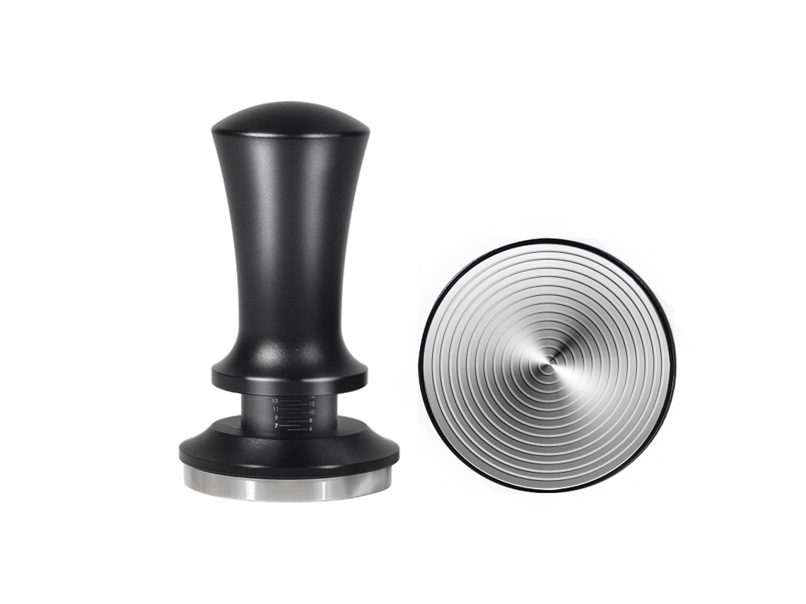 Prensador de espresso de 51 mm, base roscada de acero inoxidable Siurn