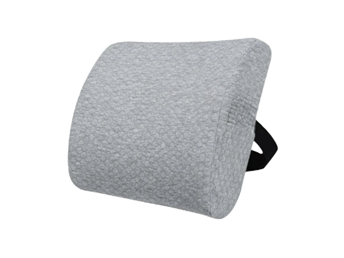 Almohada Lumbar De Espuma Viscoelástica, Cómoda Almohada De Respaldo Para Oficina, Alivia El Dolor De Espalda (gris) Digitallab