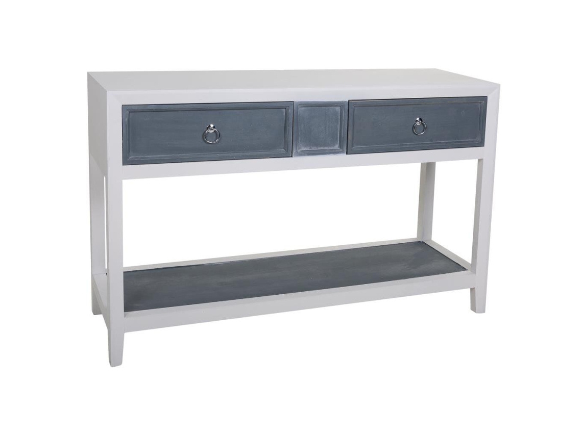 Consola WANDERLUST DECO (Madera - Blanco - 122 x 40 x 80 cm)