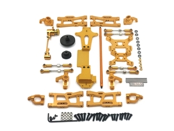 Azulactualización Asiento C Metal Copa Dirección Brazo Oscilante Eje Transmisión Central Wltoys 1/14 144010 144001 144002 Repuestos Rc