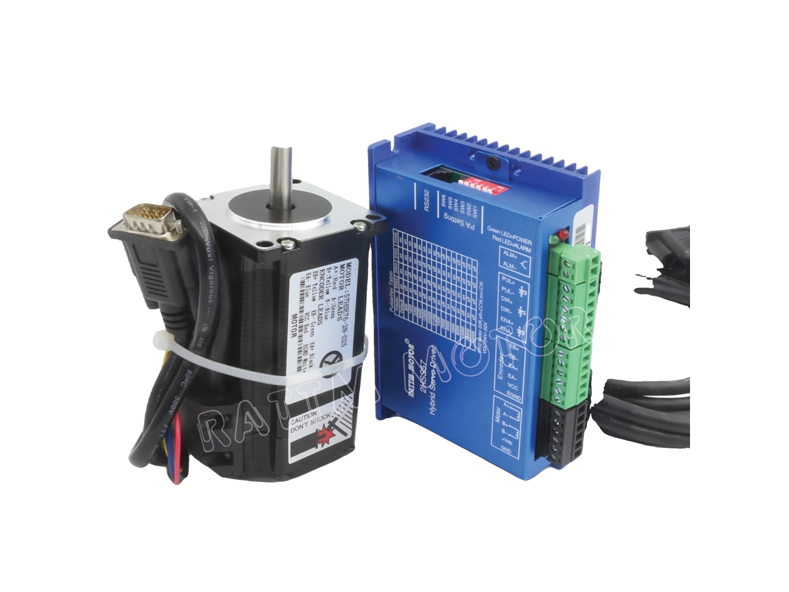 Servomotor de bucle cerrado Nema23, par de retención de 2 Nm, controlador HSS57, solo controlador de motor OEM