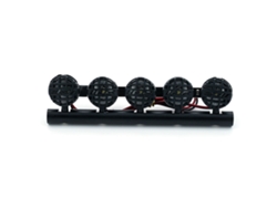 Kit De Accesorios De Lámpara De Techo Led De 5 Luces Para Coches Rc A Escala 1/10 Traxxas Trx-4 Axial Scx10 90046 Rc4wd D90 Km2