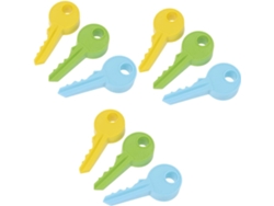 3 Juegos De Topes De Puerta Coloridos Para Protección De Dedos, Parachoques De Colisión, 3 Piezas * 3