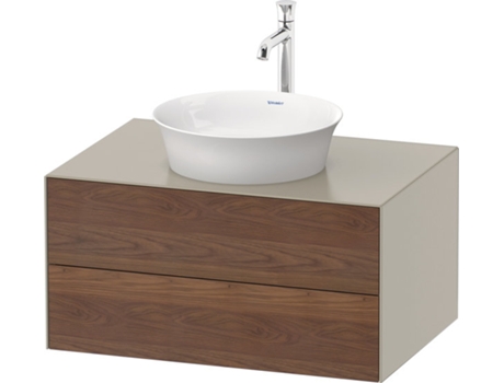 DURAVIT Tulip blanco, mueble de baño colgado en la pared, ancho 800 x fondo 550mm, con 2 cajones, con tecnología tip-on, WT49850