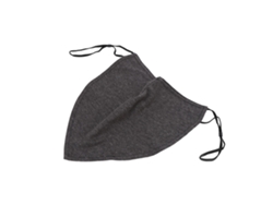 2026-bandana Protector De Barba Ajustable Reutilizable Gris Con Cremallera Elástica Y Material Poliéster Transpirable
