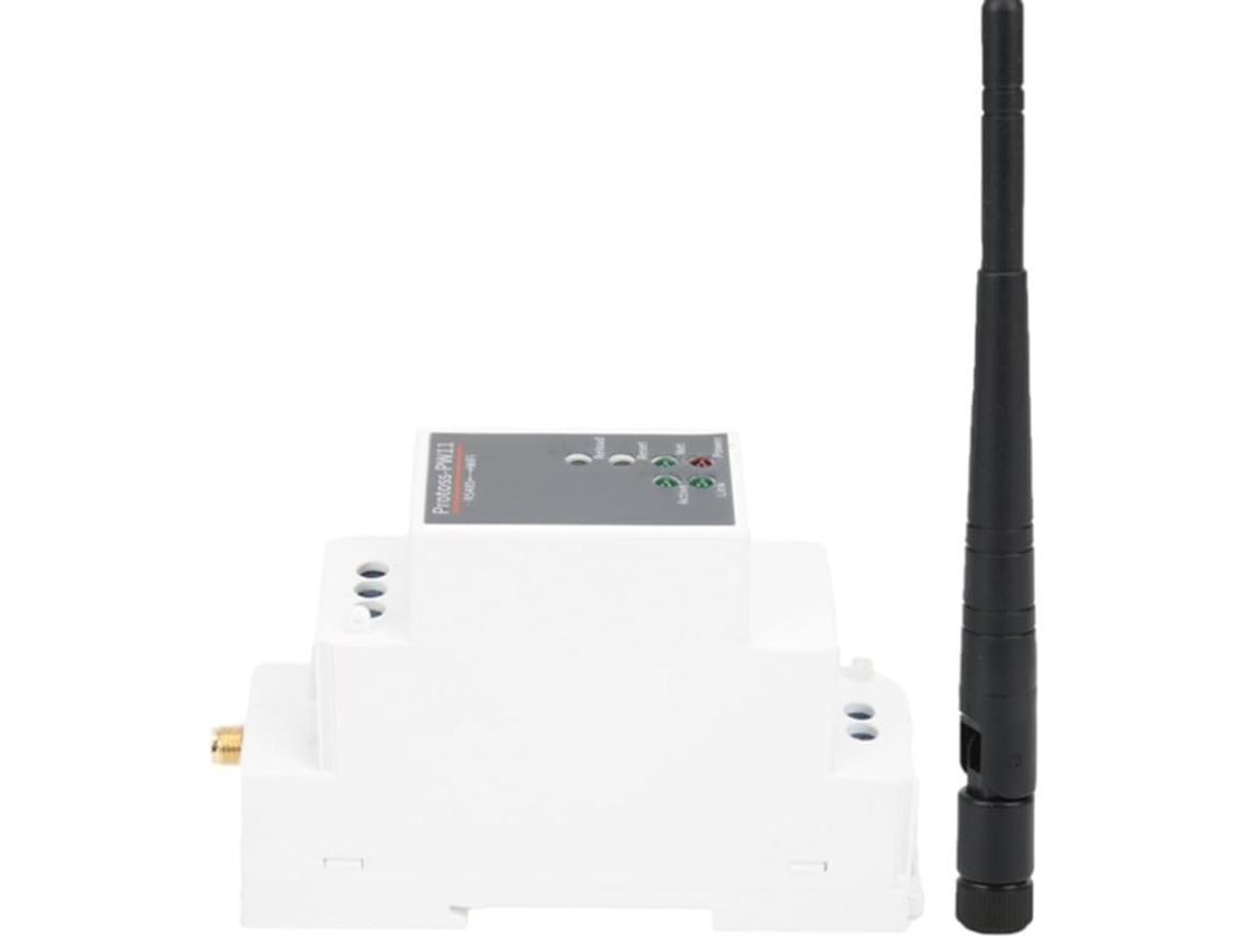 Convertidor Wifi Rs485 Para Montaje En Riel Din Con Fuente De Alimentación De Cc Para Alibaba Cloud Iot Pw11-m