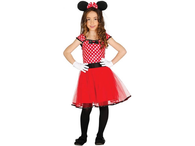 Disfraz de Niña DISFRAZZES Ratoncita Animada (Talla: 3 a 4 años)