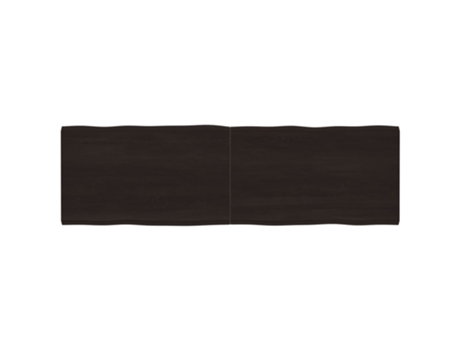Tablero mesa madera tratada borde vivo marrón VIDAXL (200x60x(2-4) cm)