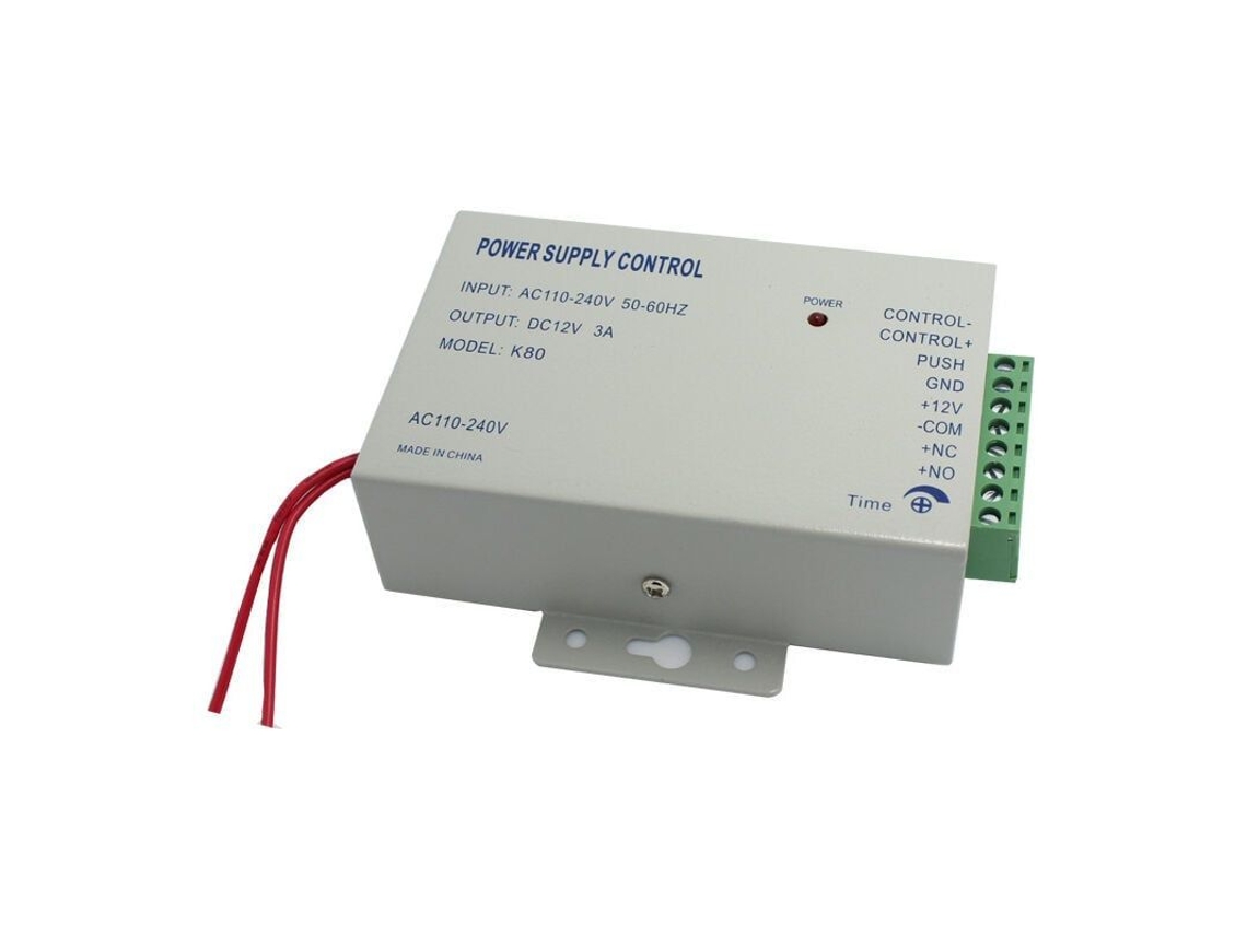 Fuente De Alimentación De Ca 110-240v A Cc 12v 3a 36w Para Sistema De Control De Acceso De Puertas