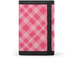 Cartera Compacta Poliéster Con Cremallera Para Hombre Diseño Estampado