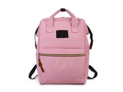 Mochila Escolar Impermeable De Gran Capacidad Color Rosa Oxford Para Estudiantes Adolescentes.