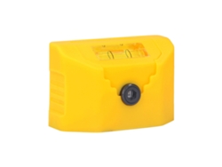 Nivel Láser Portátil De Líneas Cruzadas De Gran Angular De 120° Con Batería Interna, Color Amarillo.