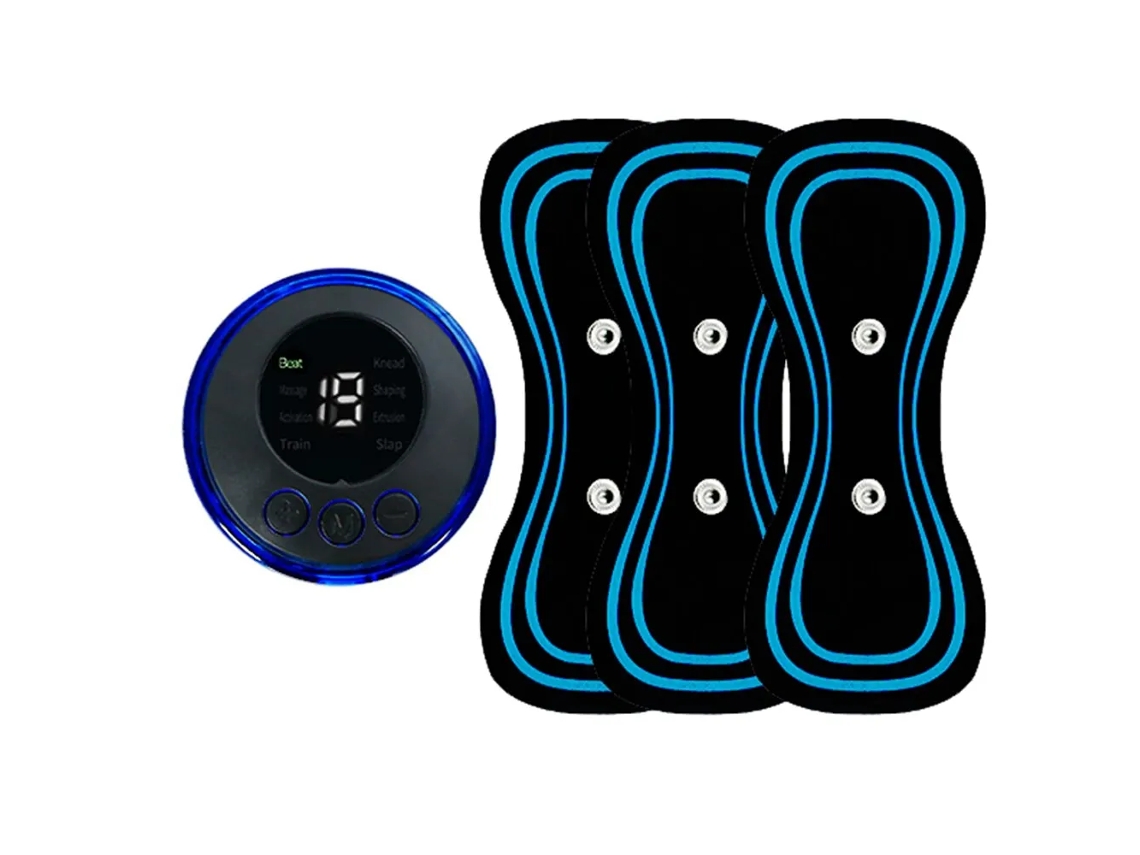 (juego De Tres Piezas) Masajeador Muscular Eléctrico Ems/masajeador De Cuello, 8 Modos, 19 Niveles
