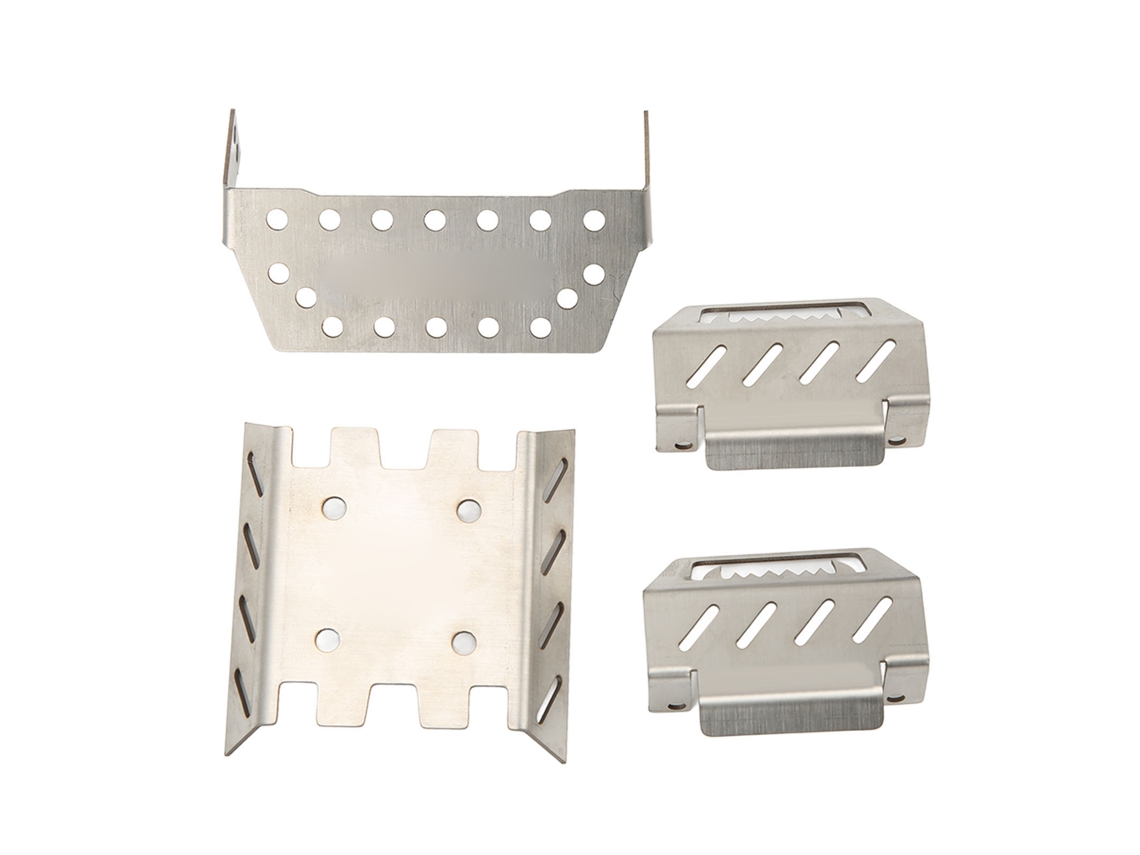 Protector De Chasis De Acero Inoxidable Para Coches Rc Yk4102 Yk4103 Yk4082 1/8 1/10