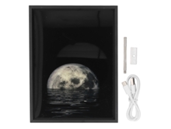 Altavoz Bluetooth Con Luz Nocturna De 3000k Y Marco Decorativo Hifi De 18x24cm Para Dormitorio Bt5.3