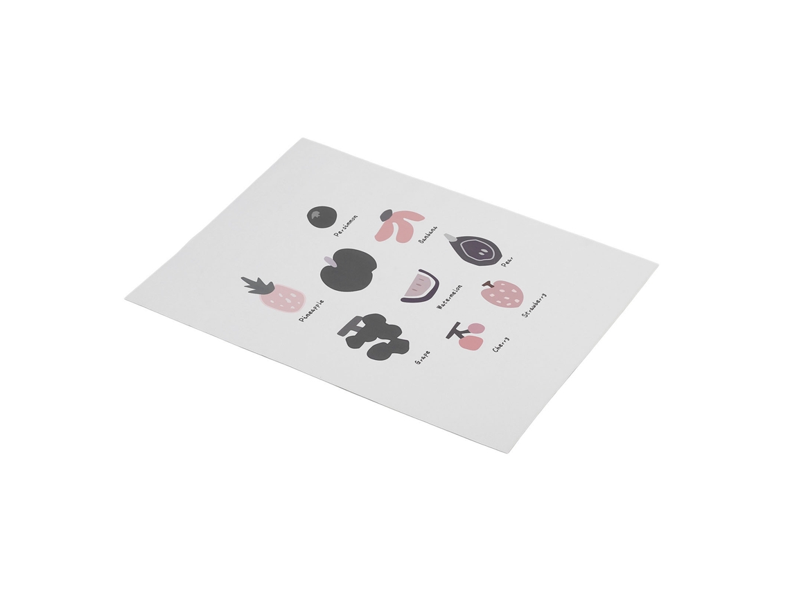 Póster Educativo Para Niños, Tabla De Aprendizaje, Adhesivo De Pared Para Bebés, Decoración De Habitación De Doble Cara