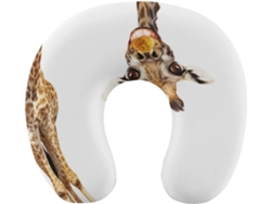 Almohada Divertida Forma Jirafa Espuma Viscoelástica Viscoelástica Fácil Relajación Cómodos