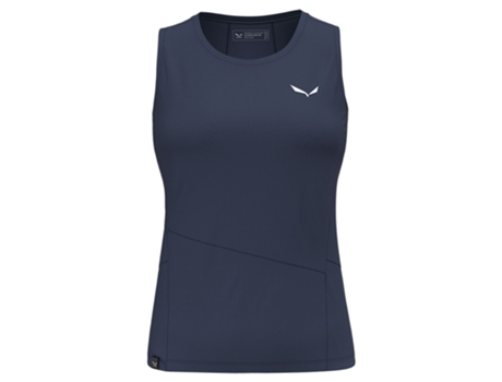Camiseta sin Mangas de Mujer SALEWA Puez Sporty Dry Azul (L)