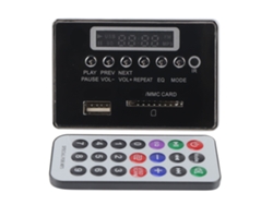2026-módulo De Decodificador Mp3 Bluetooth Con Almacenamiento Usb, Radio Fm Y Placa De Audio (negro)