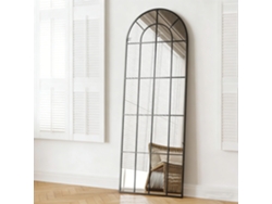 Espejo Curvo De Cuerpo Entero Con Marco, Espejo De Piso Decorativo Para Dormitorio Y Entrada.